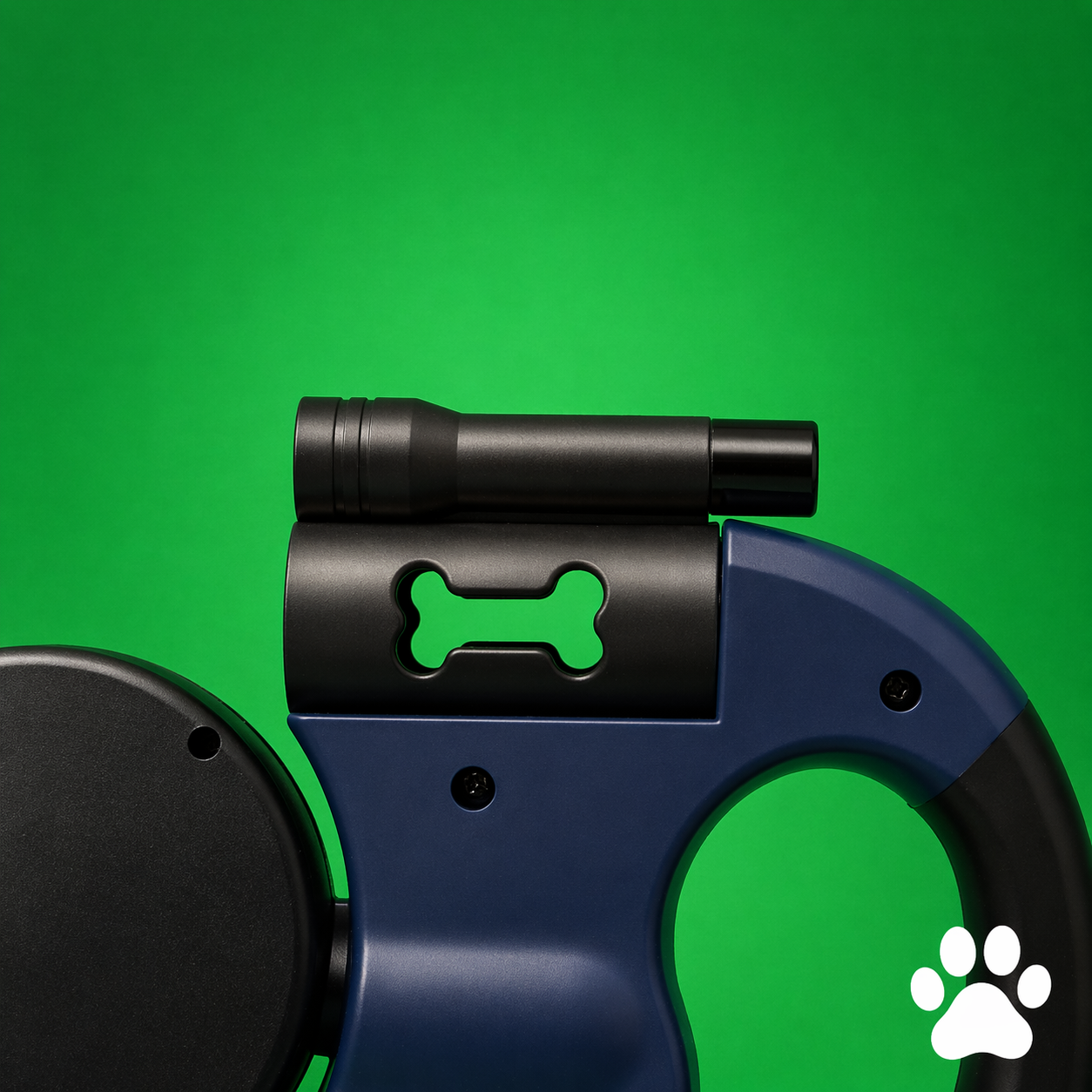 Laisse rétractable avec lumière LED – Promenade sécurisée de nuit